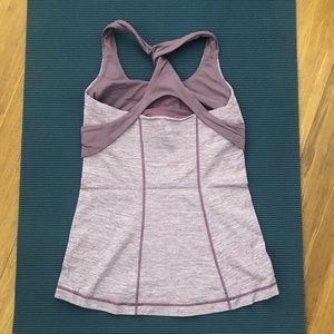 Lululemon purple heather yoga tank size 6